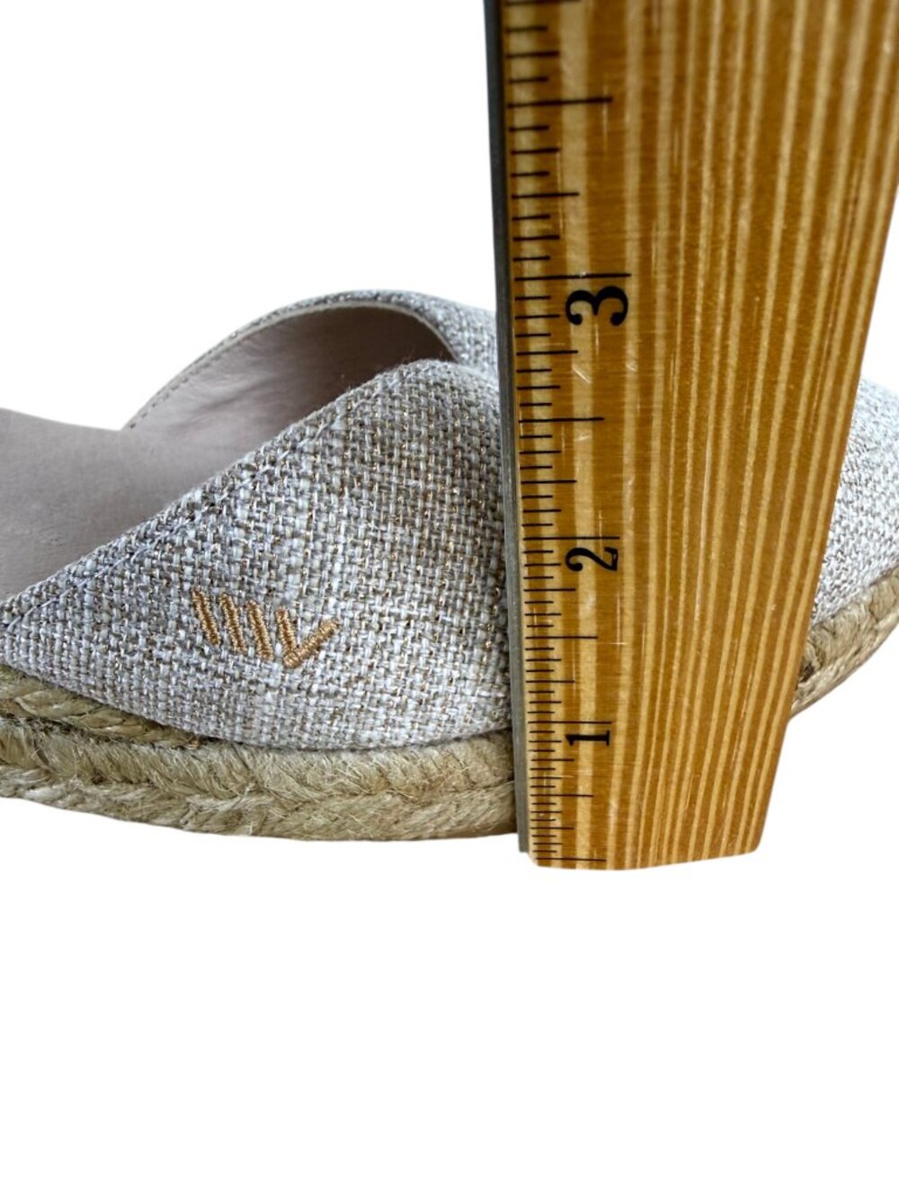 Viscata Espadrille Wedge Platform Low Heel Beige Gold (40) - Picture 11 of 11